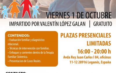 Seminario Terapia Familiar Sistémica – Madrid 1 Oct